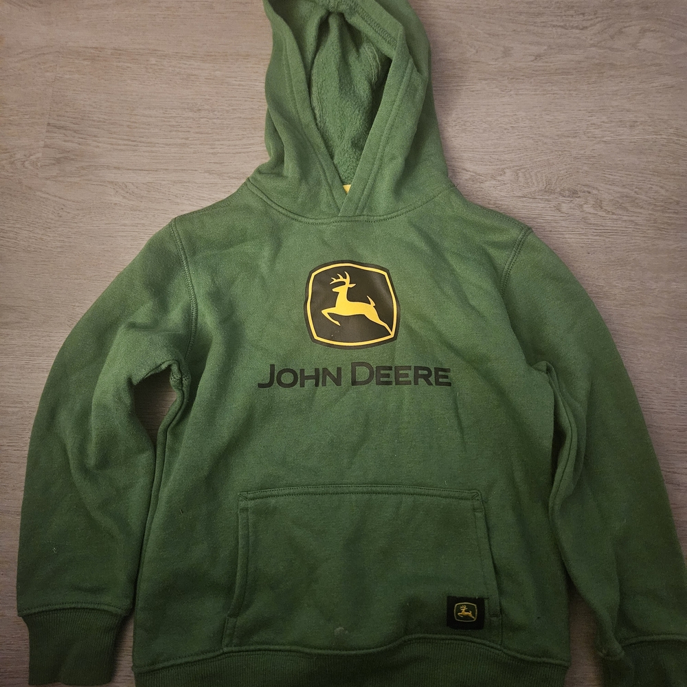 John Deere Kids Green Pullover Hoodie